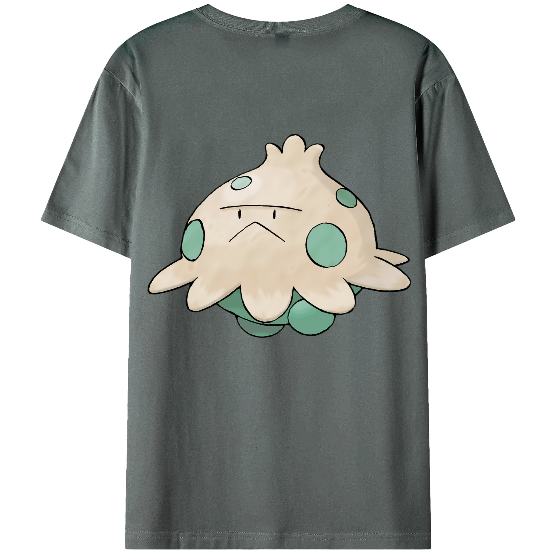 （画像用） ポケットモンスター Pokémon 綿100％ メンズ半袖Tシャツ（バックプリント） 通気性